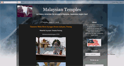 Desktop Screenshot of malaysiantemples.com