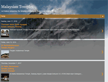 Tablet Screenshot of malaysiantemples.com